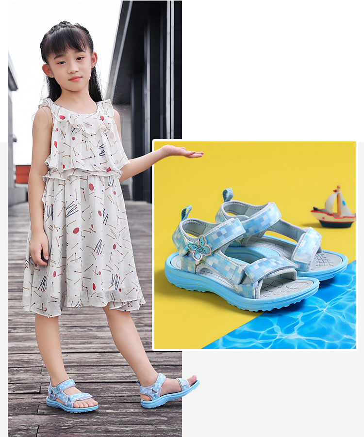 Giày Sandal quai hậu cho bé, giày thể thao siêu nhẹ, êm nhẹ chống trơn  – GSD9135A