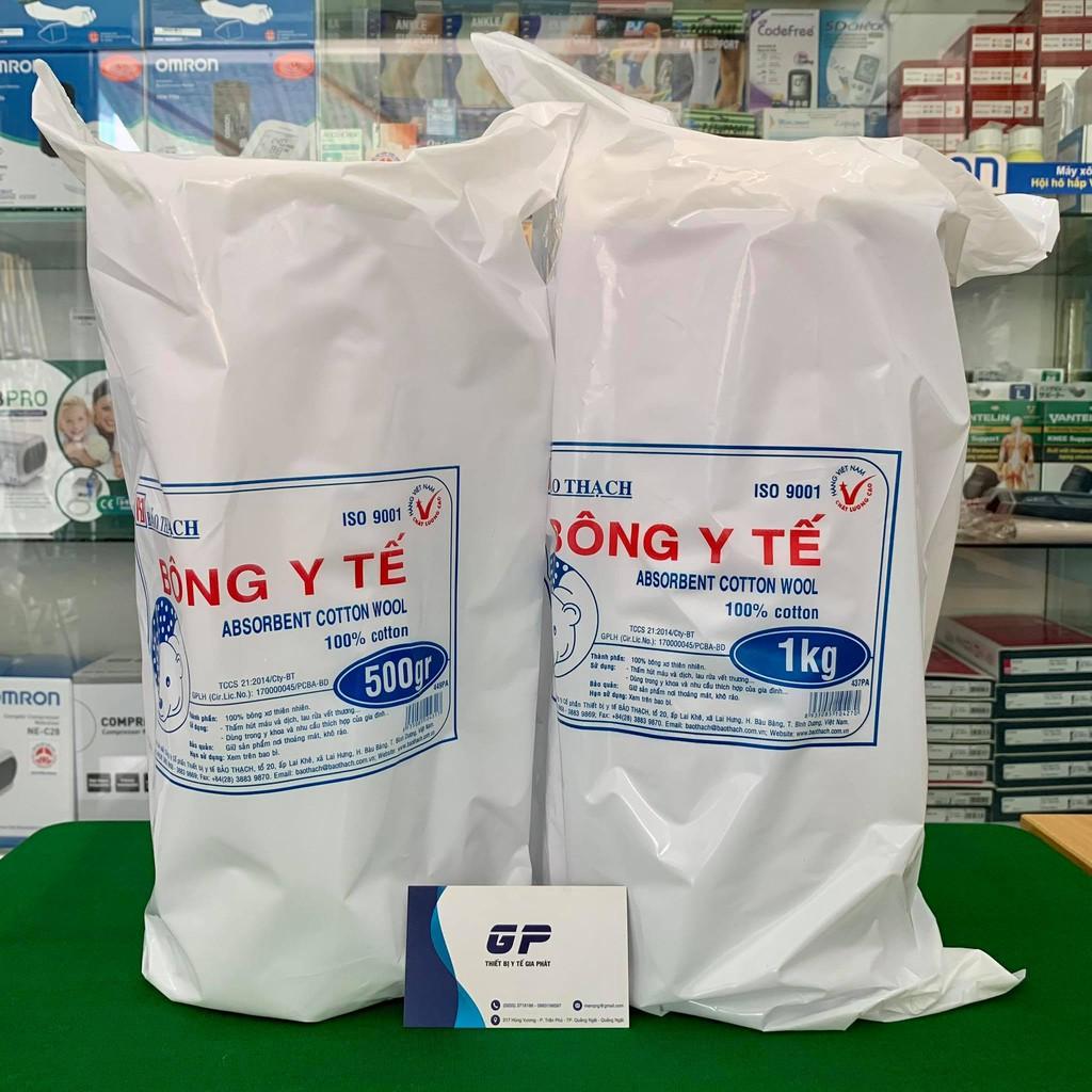 BÔNG Y TẾ BẢO THẠCH 500GR-1KG BÔNG THẤM NƯỚC BÔNG HẤP KÝ