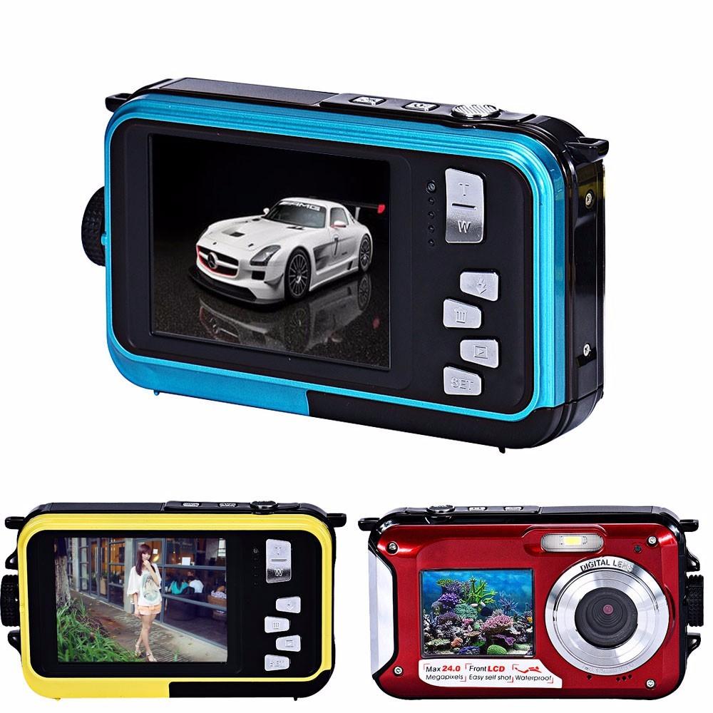 Máy ảnh kỹ thuật số không thấm nước Winait 5M 16x Zoom Underwater HD Cam 2.7inch LCD CMOS Camera chống nước DC