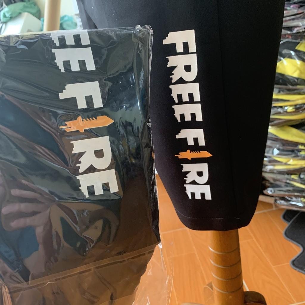 Bộ Quần Áo In Hình Free Fire xuất khẩu cổ tròn cotton - Mùa 17