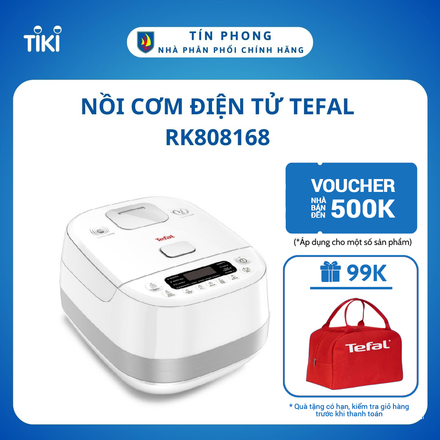 Nồi cơm điện tử Tefal RK808168