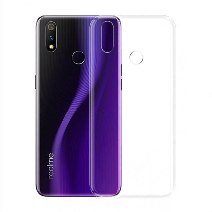 Ốp lưng dẻo silicon trong suốt dành cho Realme 3