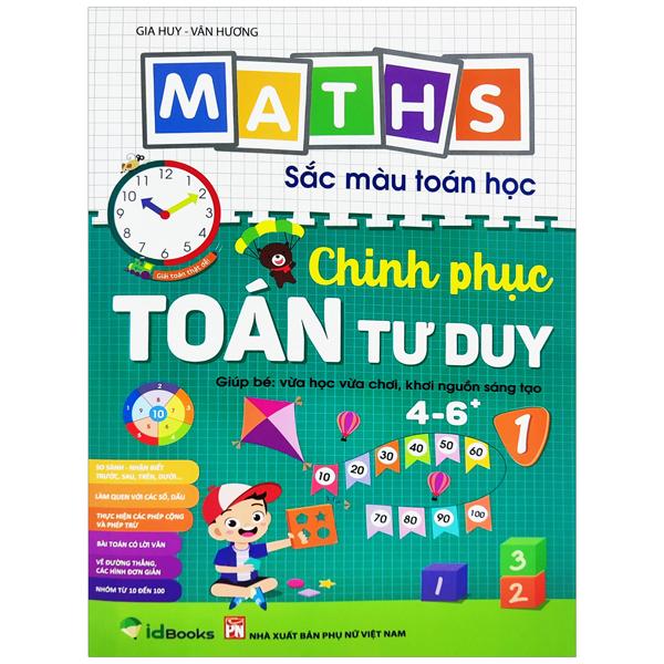 Sách - Maths - Sắc Màu Toán Học - Chinh Phục Toán Tư Duy 1 (Tái Bản 2023)