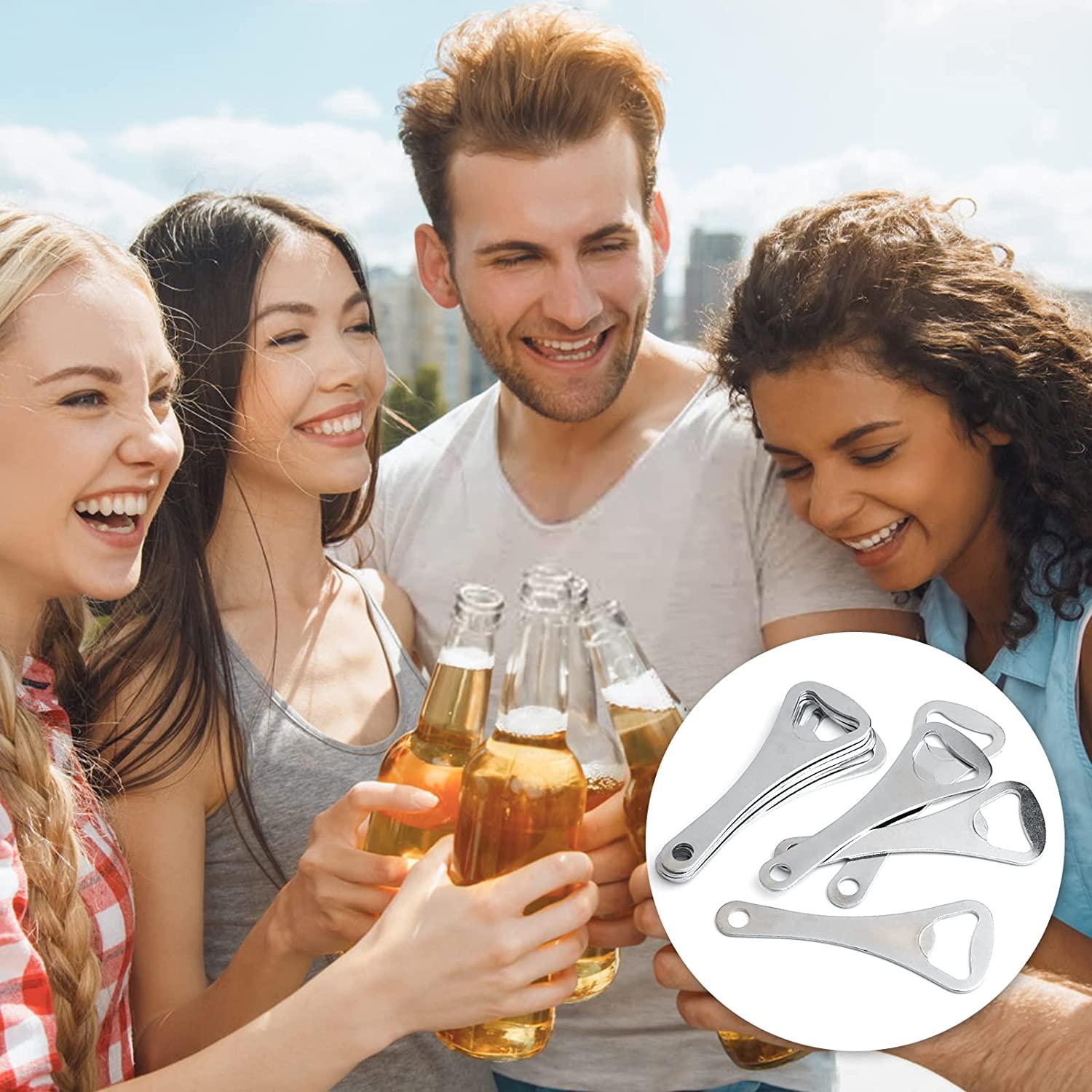 10 miếng mở chai, máy pha chế bia bartender bằng thép không gỉ làm bằng bia bằng thép không gỉ cho quán rượu ngoài trời