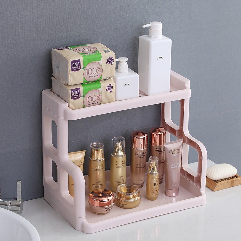 Kệ đựng gia vị 2 tầng - Kệ để đồ thông minh 2 tầng đa năng nhỏ gọn