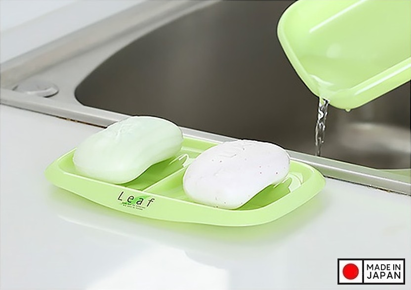 Giá để xà phòng 2 ngăn nội địa Nhật Bản