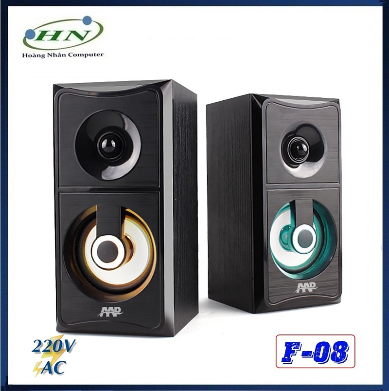 Loa vi tính 2.0 AAP F08 LED - HN