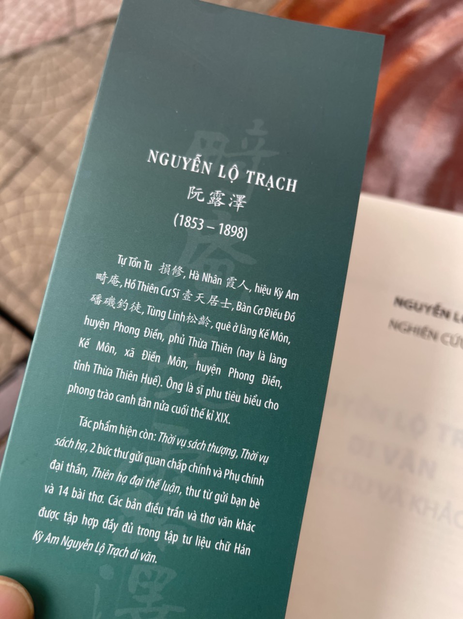 NGUYỄN LỘ TRẠCH DI VĂN – Nghiên cứu và khảo dịch  – Mai Cao Chương – Đoàn Lê Giang  - NXB ĐH Sư phạm