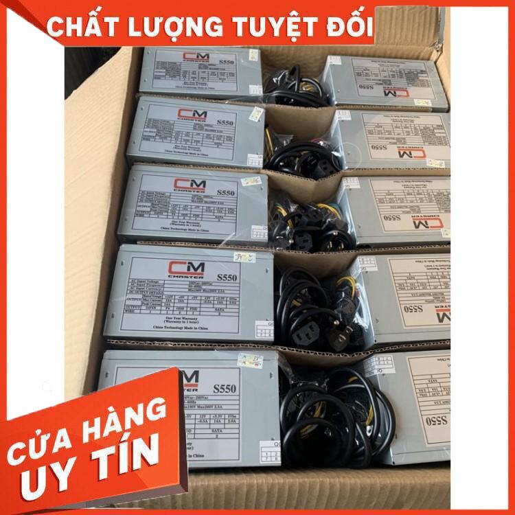 Nguồn máy tính văn phòng Cmaster S550 Fan 12cm NEW + kèm dây nguồn