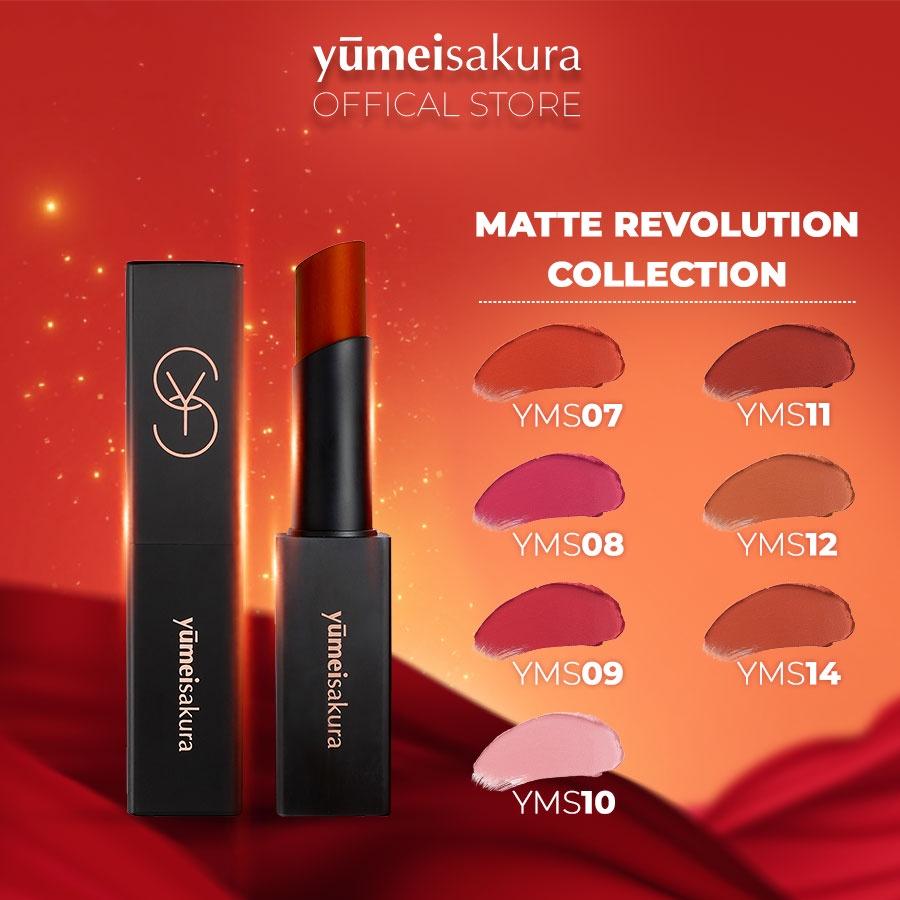 Son Khóa Màu Siêu Dưỡng - Dòng Matte Revolution Yumeisakura 3.5g