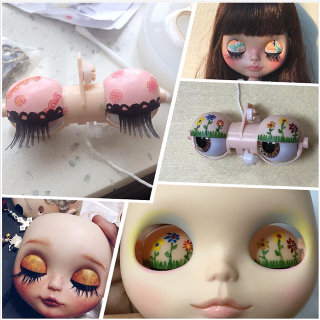 Doll Eyeball Eyes Mechanism Whole Set For 12" Takara RBL Neo Blythe Doll Custom