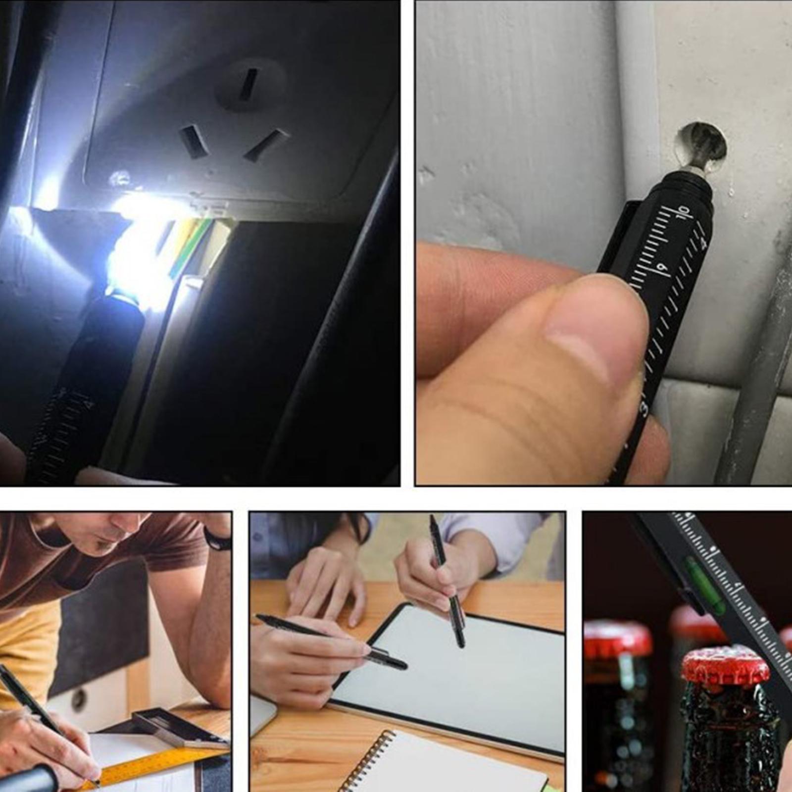 9 in 1 Multifunctional Pen Christmas Gifts Multi Tool Pen for Indoor Outdoor