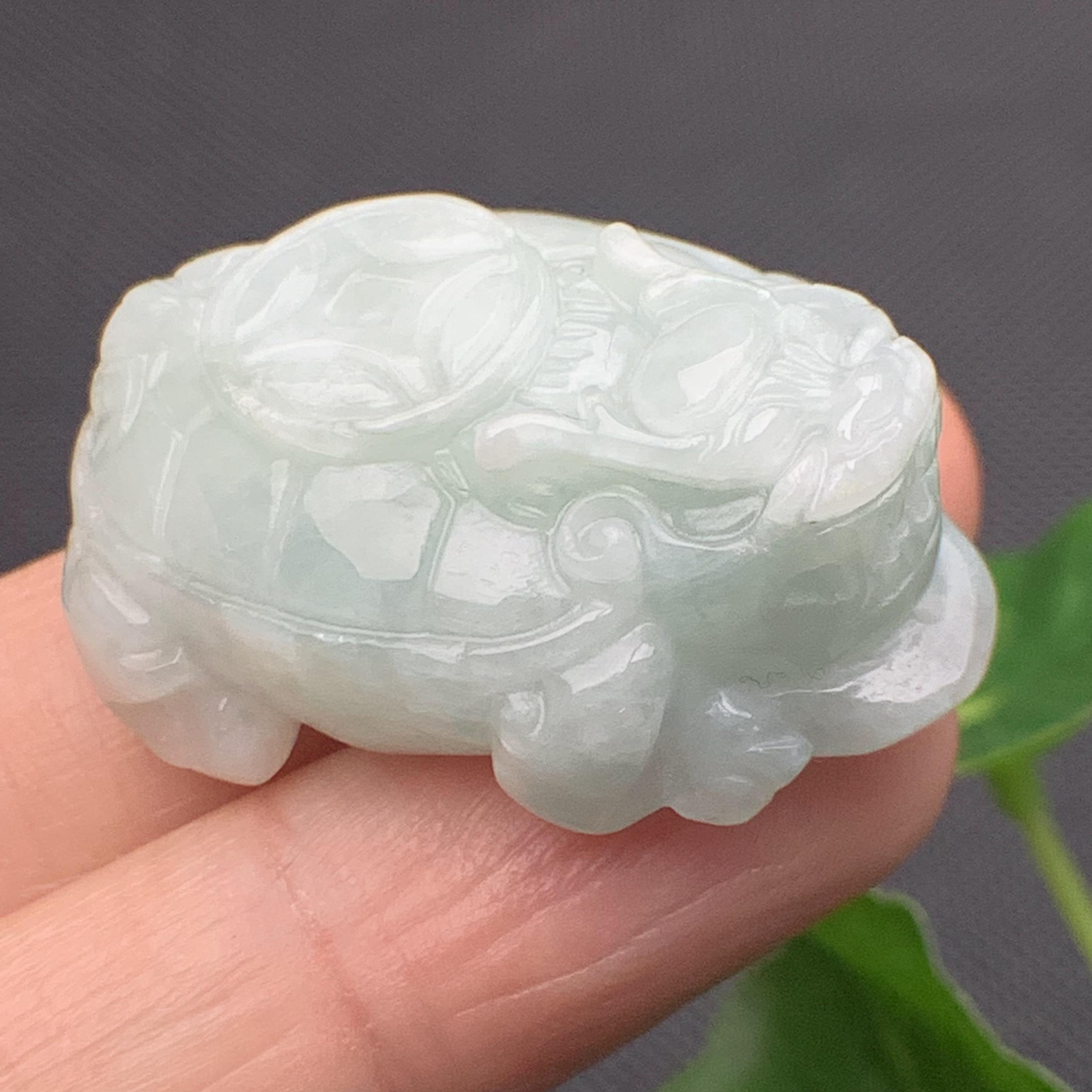 Bách thọ quy long ngọc phỉ thúy tự nhiên Jadeite A