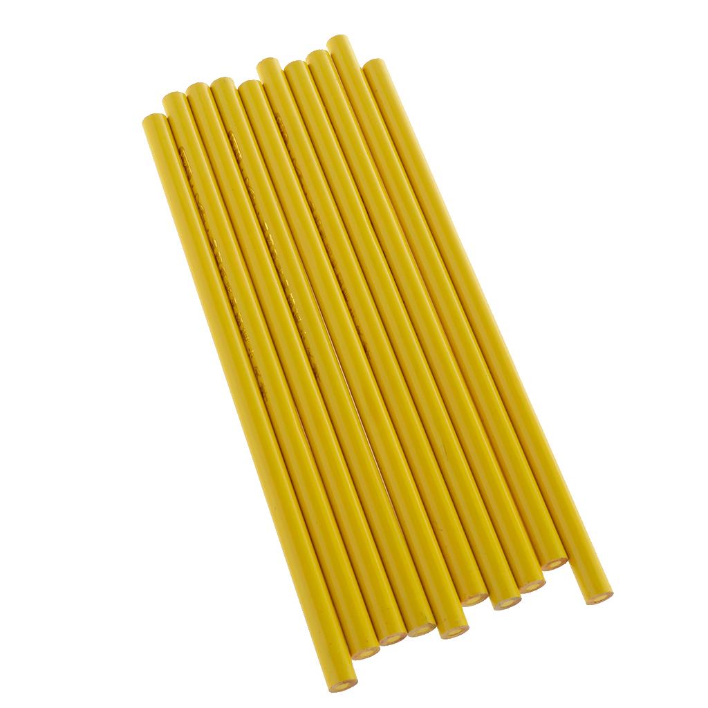 30x Professional Fabric Tailor Pencils Set Dressmaking White Yellow Black
