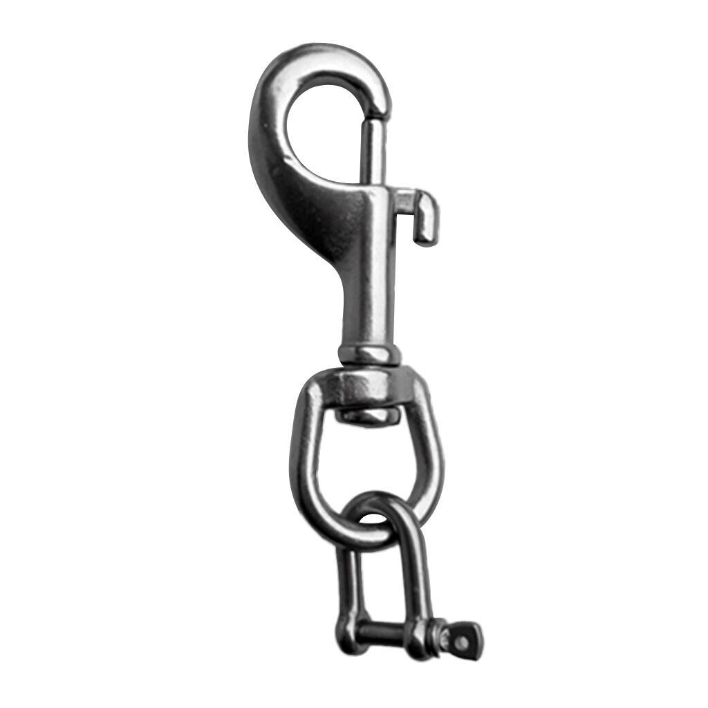 Premium 316 Stainless Steel Scuba Diving Bolt  with D  Shackle
