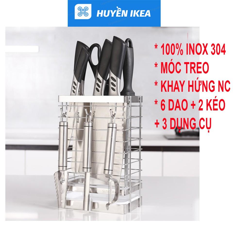 Kệ dao INOX 304 đa năng khô thoáng không rỉ sét