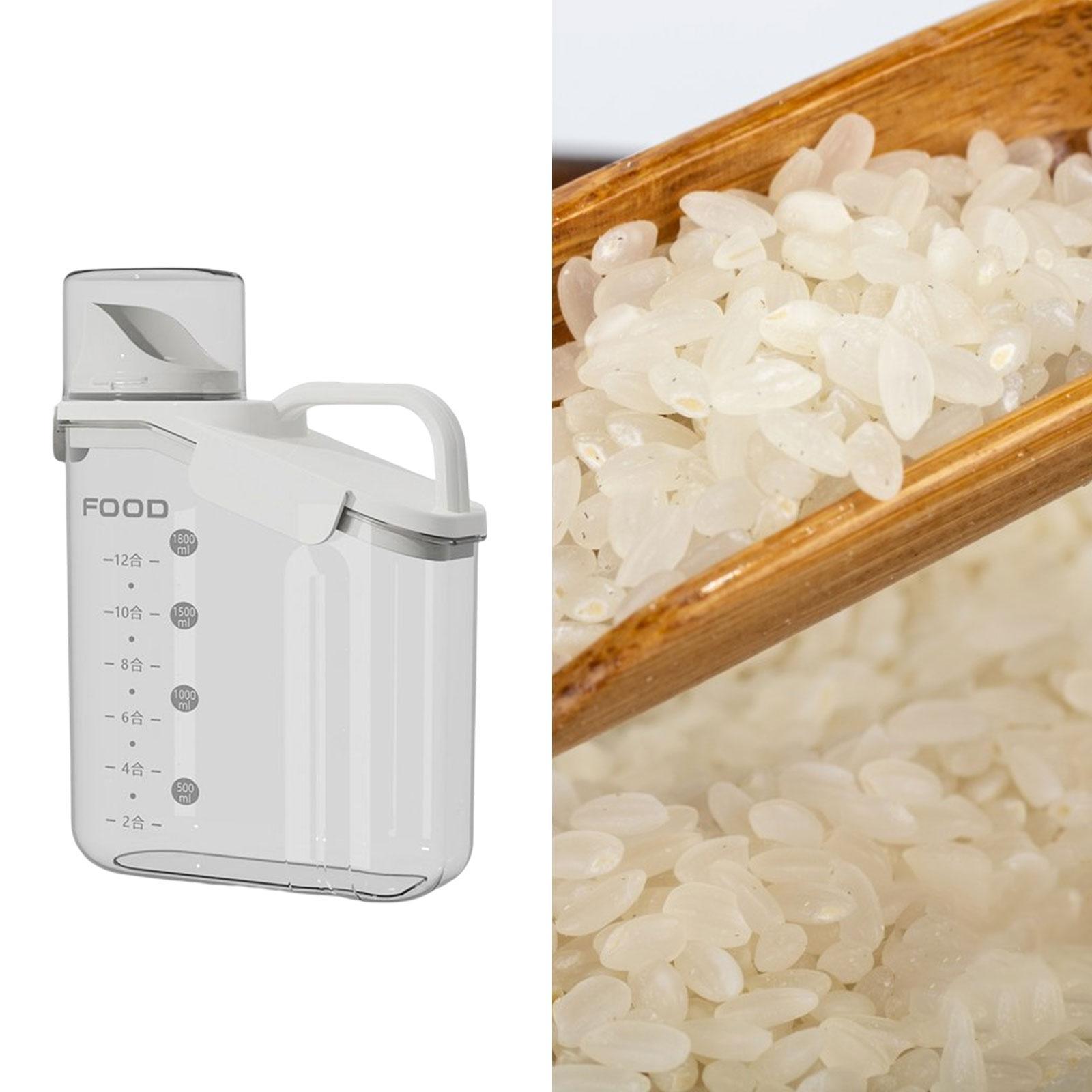 Cereal Storage Container Food Dispenser Pour for Pantry Baking Supply