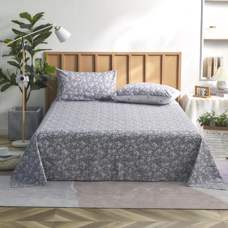 Set Ga Gối Cotton Living 100%cotton Hàng Nhập Khẩu Cao Câp 3 Món Hoa Vintage