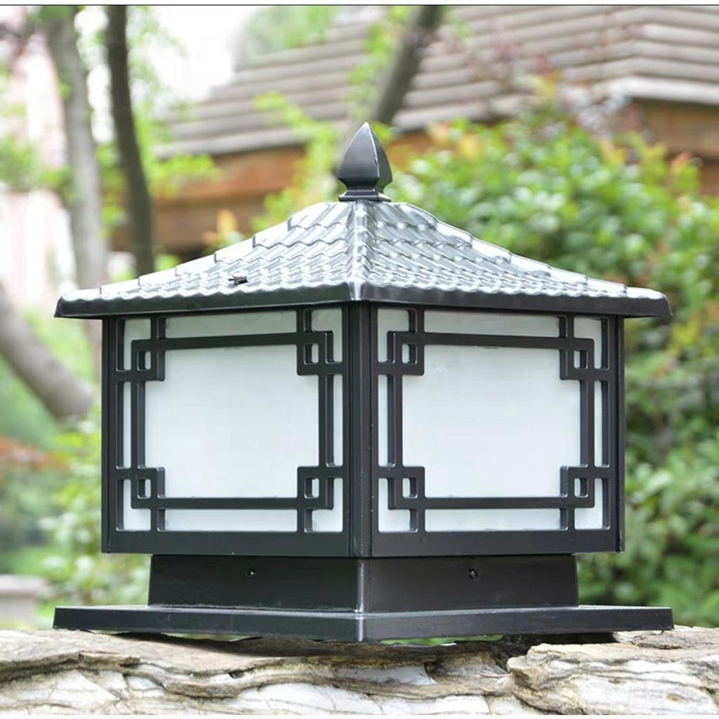 Đèn trụ cổng, đèn sân vườn cỡ 250mm và 200mm TAMOGA VITAS 7002