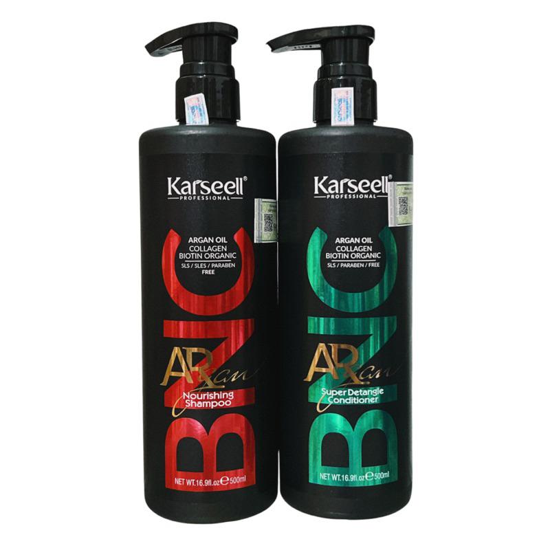 BỘ DẦU GỘI XẢ KARSEELL ARGAN PHỤC HỒI GIỮ MÀU CHỐNG LÃO HOÁ 500ML