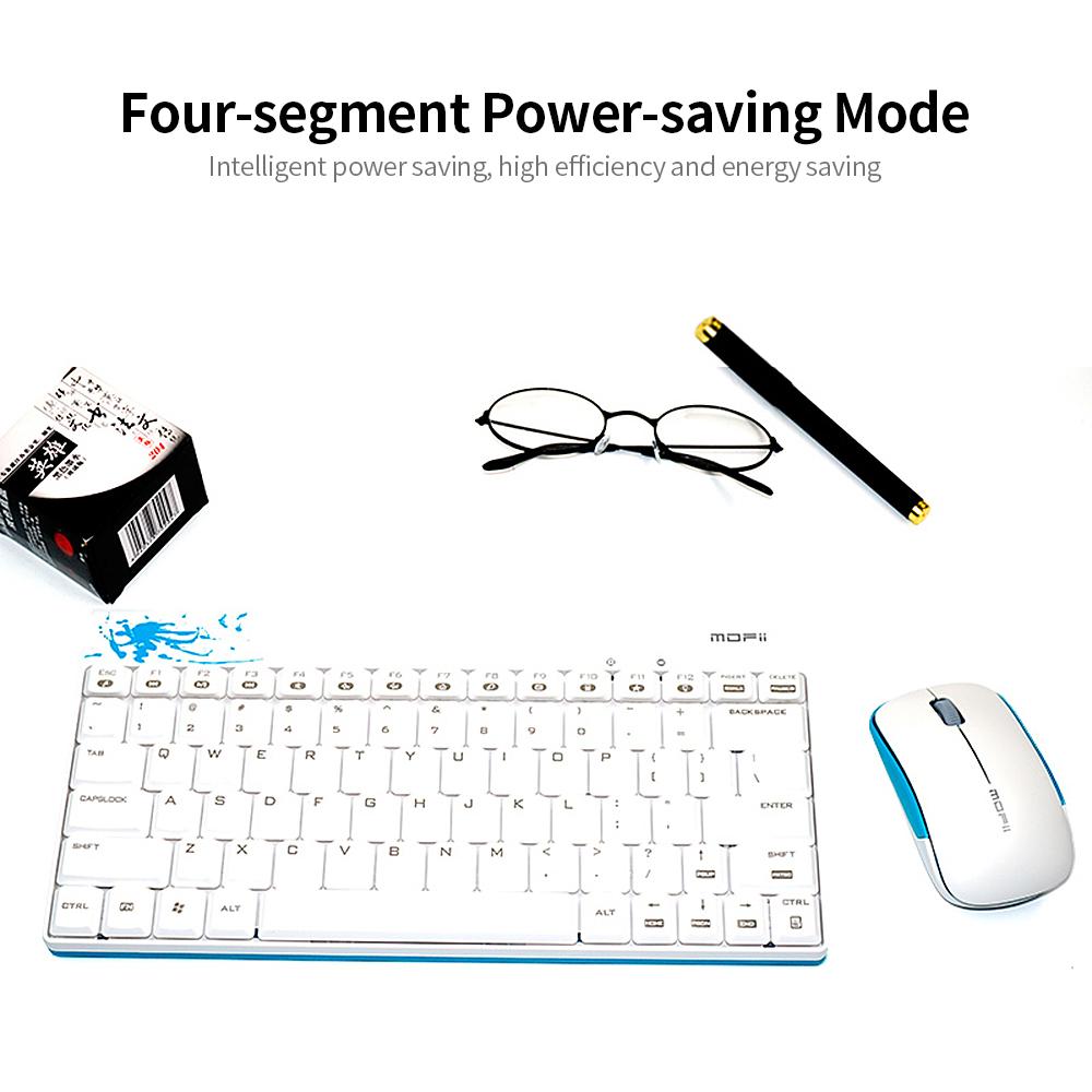 Bộ bàn phím chuột không dây Mofii X210 2.4G nhỏ gọn cho PC Laptop 