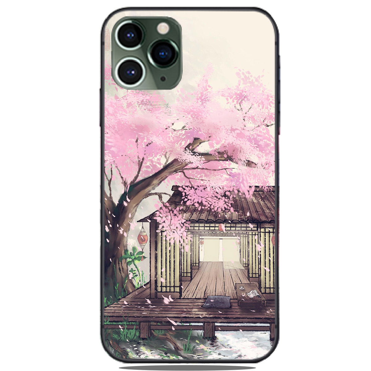 Ốp kính cường lực cho điện thoại iPhone 11 Pro Max - Hoa bên thềm nhà MS ABWTU003