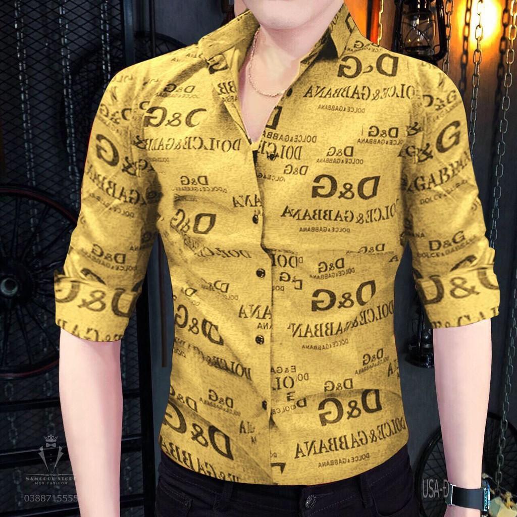 ÁO SƠ MI LỤA NAM HOT TREND ĐỘC LẠ PHUONGNAMSHOP KV15