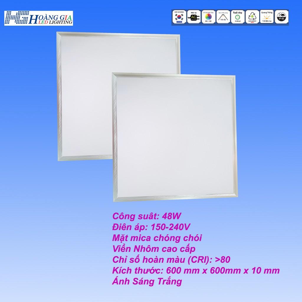 Bộ 2 Đèn Led Panel 48W Âm Trần 600x600mm