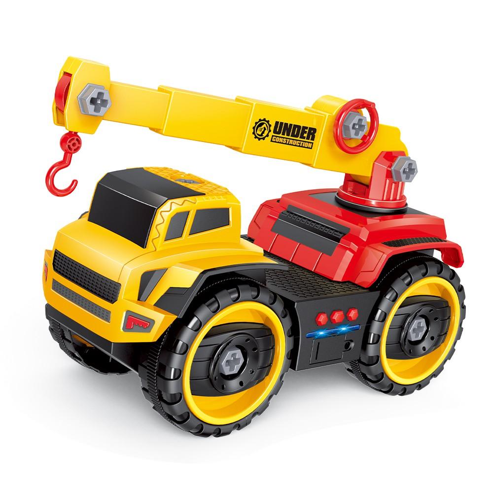 Đồ chơi xe cần cẩu chuyên dụng tự tháo lắp