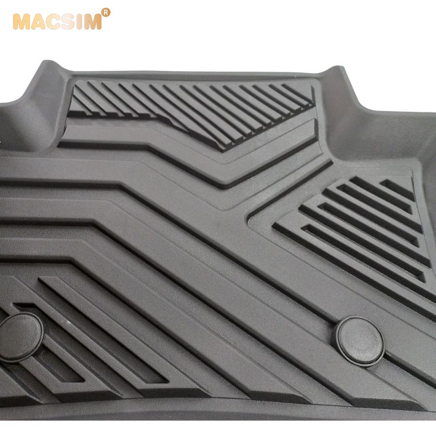 Thảm lót sàn xe ô tô Mazda 3 2020 +  nhãn hiệu Macsim - chất liệu nhựa TPE đúc khuôn cao cấp - màu đen