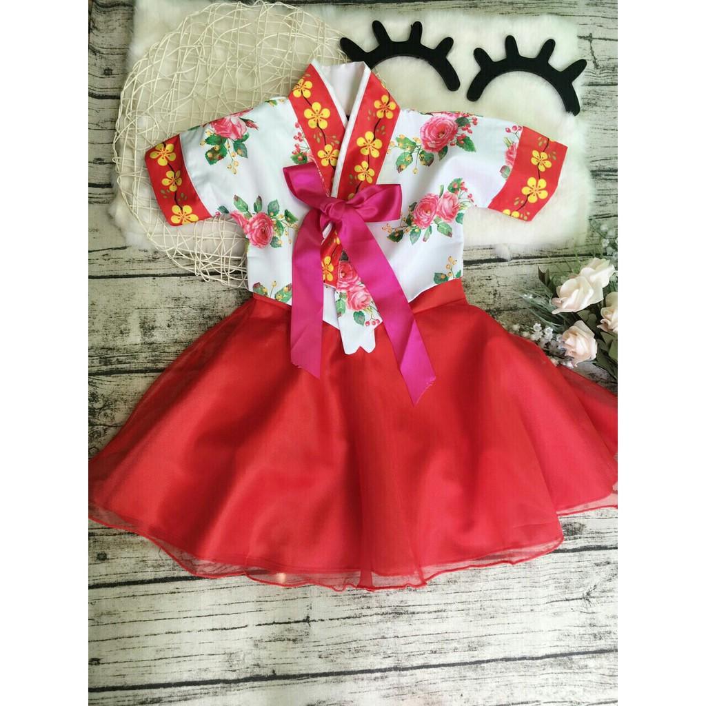 Sét BG Hanbok (Áo khoác phối đầm 2 dây)