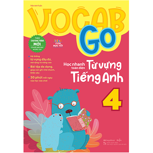 Combo 3 Cuốn: Vocab Go Học Nhanh Toàn Diện Từ Vựng Tiếng Anh 3,4,5