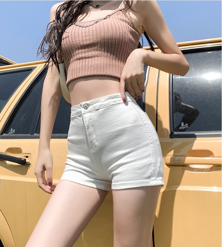 Quần jeans nữ, quần short jeans ngắn basic màu xanh đủ size S M L SKUQ-31