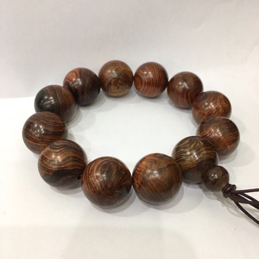 Vòng tay gỗ Sưa đỏ Phong Thủy, Núm Hồ Lô Đem lại May Mắn, Tài Lộc, Bình An - Bracelet of HAHANCO
