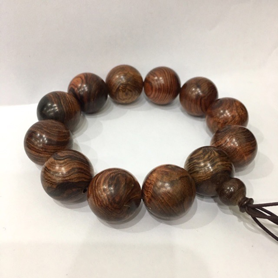 Vòng tay gỗ Sưa đỏ Phong Thủy - Núm Hồ Lô BH633 Đem lại Tài Lộc, Bình An - Bracelet of HAHANCO