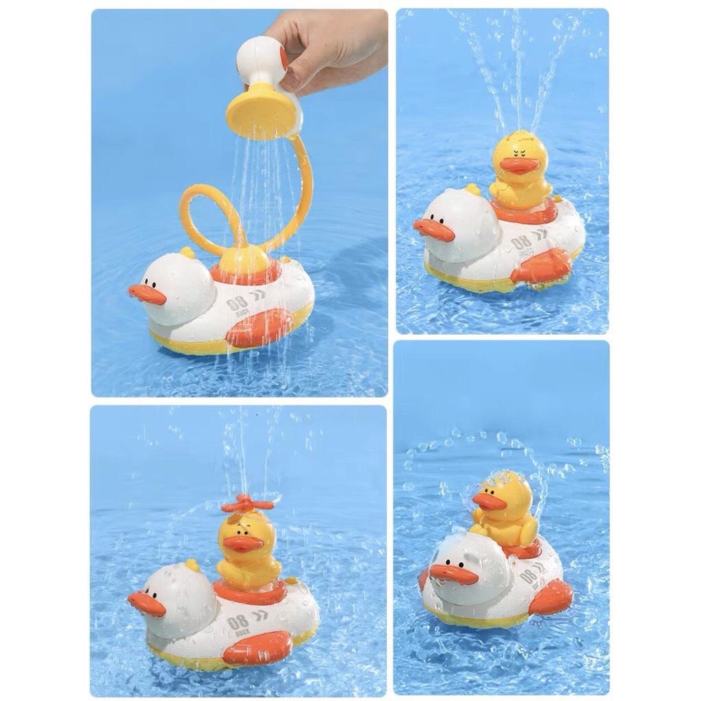 DUCK SHOWER ĐẠI CHIẾN BỂ BƠI ️ ĐỒ CHƠI NHÀ TẮM - VỊT VÀNG PHUN NƯỚC 5 CHẾ ĐỘ CỰC YÊU MẪU MỚI NHẤT 2022