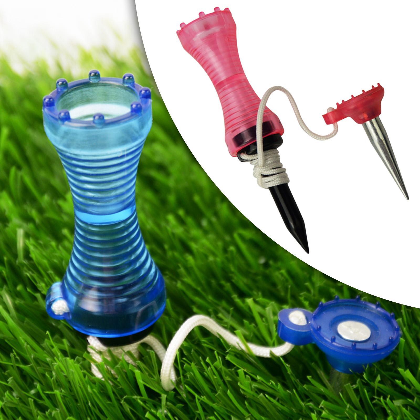 2-5pack 3.2inch Golf Tees Ball Holder Practicing Unbreakable Plastic pink