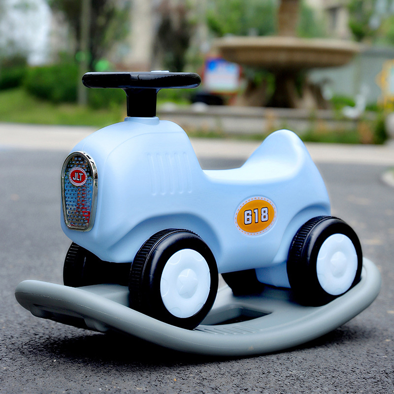 Chòi chân bập bênh 2 trong 1 BABY PLAZA CC618 có đèn nhạc