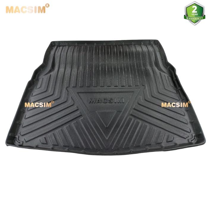 Thảm lót cốp Mercedes C-Class 2014-2021 nhãn hiệu Macsim chất liệu tpv cao cấp màu đen hàng loại 2