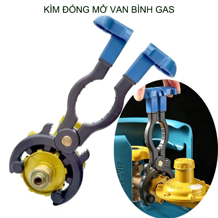 Kềm vặn tháo lắp bình gas, van khí gas, mở nắp chai, bằng hợp kim