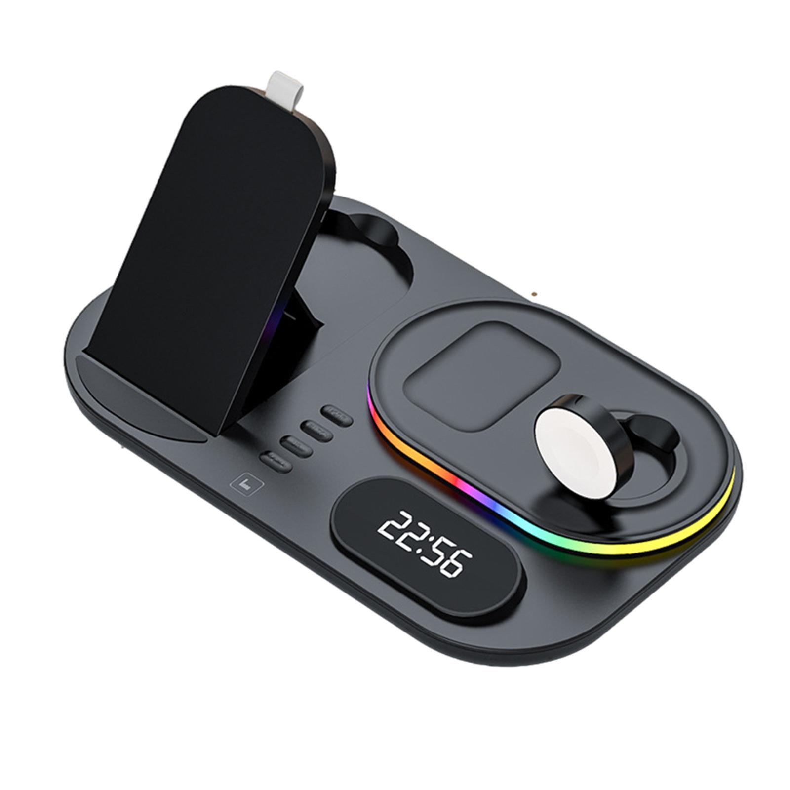 Wireless Charger Stand   Dock Adjustable Black