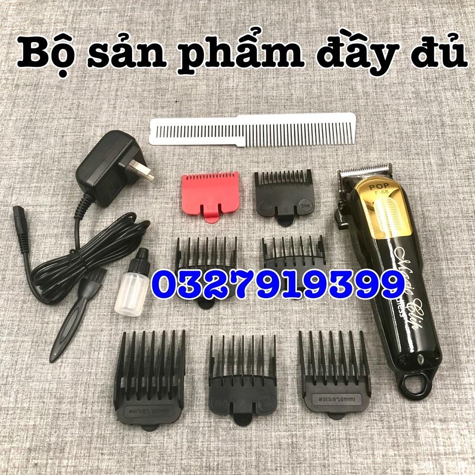 Tông đơ cắt tóc chuyên nghiệp POP F68 - lưỡi kép