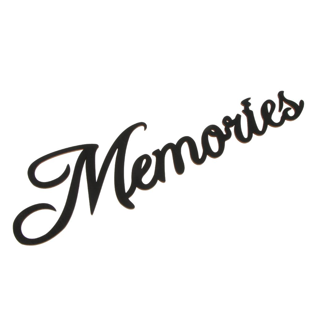 Memories Wooden Sign Home Wedding Wall Art Home Decoration Black