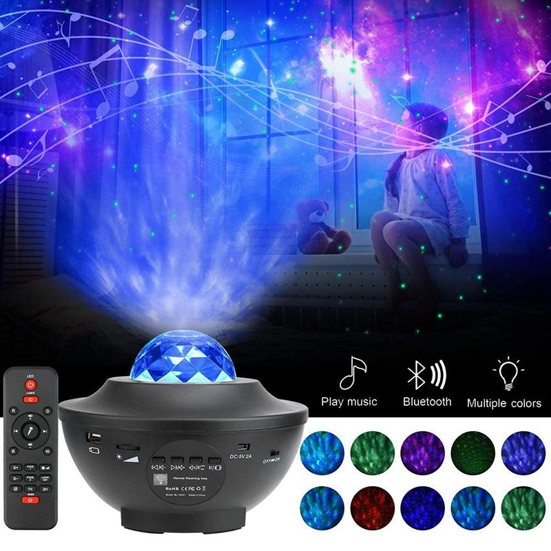 Đèn Laser Chiếu Sao Kết Nối Bluetooth Cổng Usb