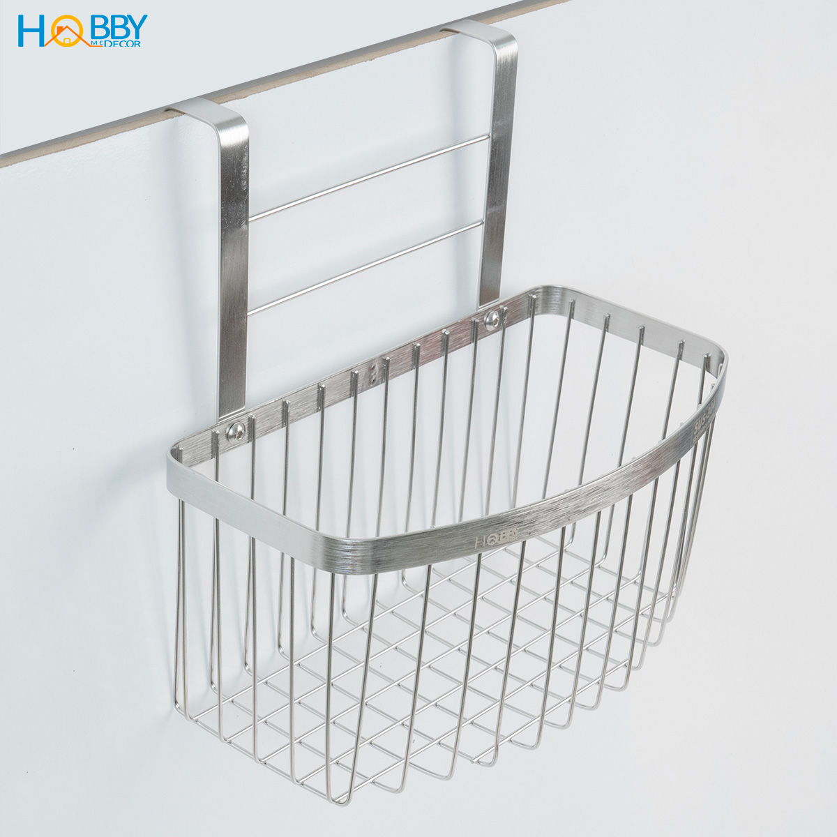 Kệ đựng chai lọ gia vị gắn cánh tủ bếp inox 304 Hobby home decor TB5