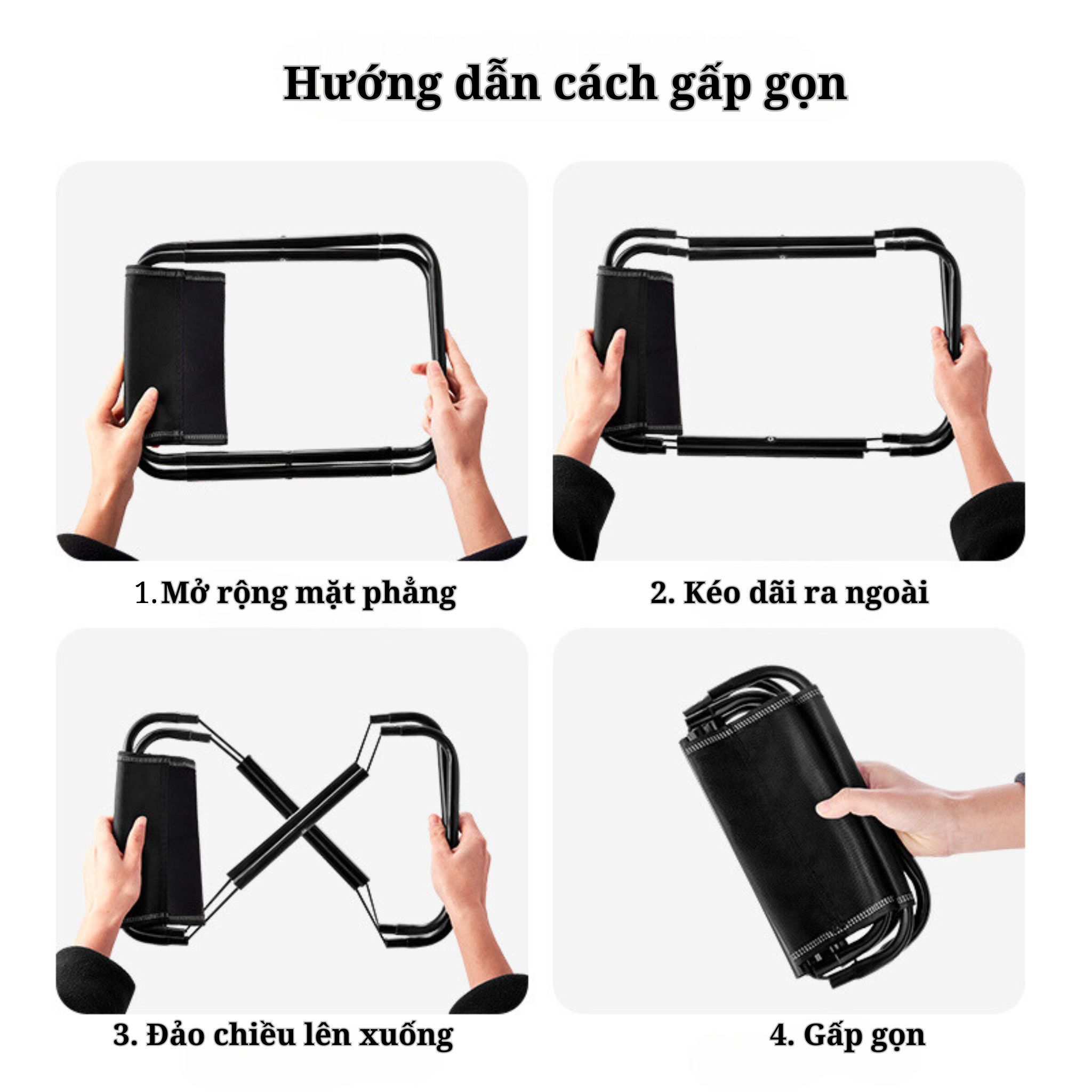 Ghế xếp Suncojia dễ cất giữ, tiện lợi cắm trại, ghế câu cá, ghế bỏ túi