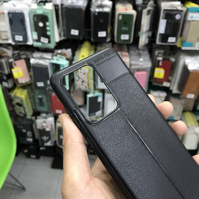 Ốp lưng dành cho SamSung Galaxy S20 Ultra silicon giả da chính hãng Auto Focus