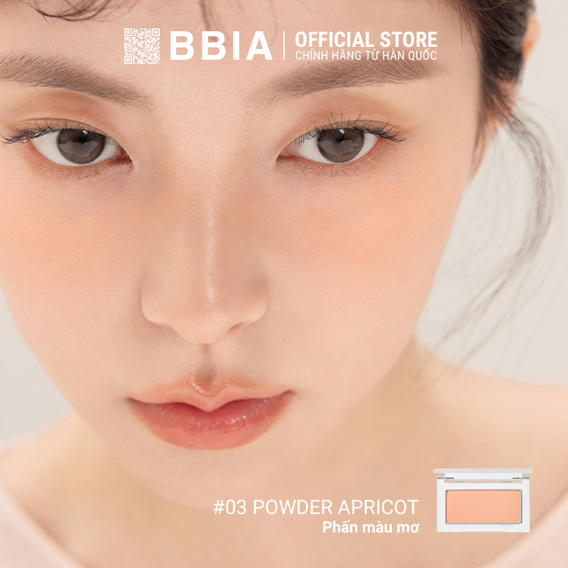 Phấn má hồng Bbia Ready To Wear Powder Cheek (Apricot Edition)