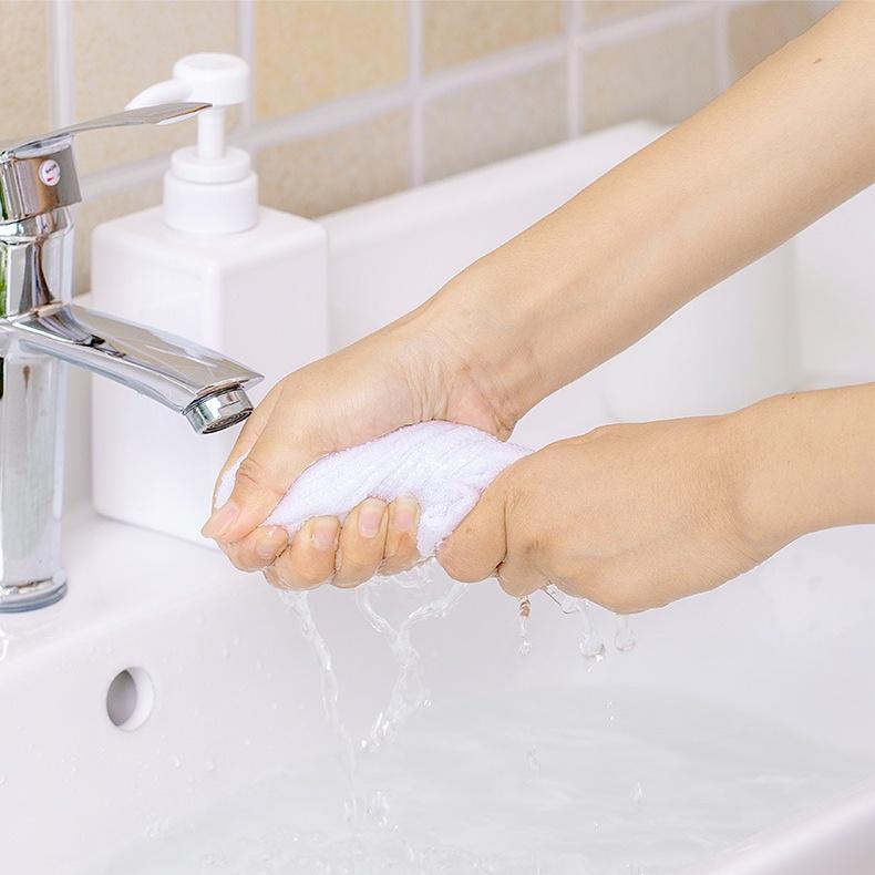 Khăn Tắm Nén Du Lịch Dạng Viên Cotton An Toàn Cho Mọi Loại Da Dùng Một Lần