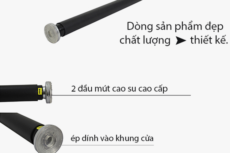 Xà Đơn Gắn Cửa Thế Hệ Mới Đại Việt Sport - Đen